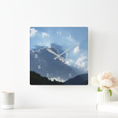 rays en wolken vierkante klok (Huis)