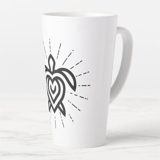 Rays logo latte mok (Rechterhoek)