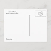 'Rays of Hope' foto briefkaart (Achterkant)