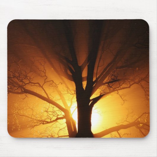 Rays of Light Mousepad Muismat (Voorkant)