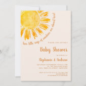 Rays of Sunshine Couples Twins Baby shower Kaart (Voorkant)