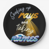 Rays opnemen en Names Summertime innemen Papieren Bordje (Voorkant)