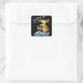 Rays opnemen en Names Summertime innemen Vierkante Sticker (Tas)