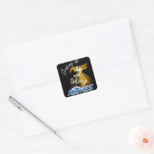 Rays opnemen en Names Summertime innemen Vierkante Sticker (Envelop)