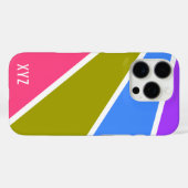 Rays Pattern aangepaste monogram-hoesjes Case-Mate iPhone Case (Achterkant (horizontaal))