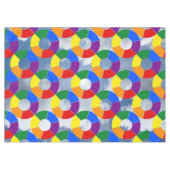 RAYS RAINBOW FLAG BUTTON + uw achtergrond Tafelkleed (Voorkant (Horizontaal))