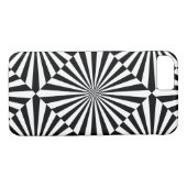 RAYS transparant (zwart-wit) ~ Case-Mate iPhone Case (Achterkant (Horizontaal))
