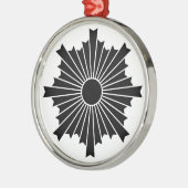 Rays van de stijgende zon metalen ornament (Links)