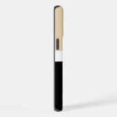 Rayure Abstraite Beige Noir (Côté droit)