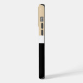 Rayure Abstraite Beige Noir (Côté gauche)
