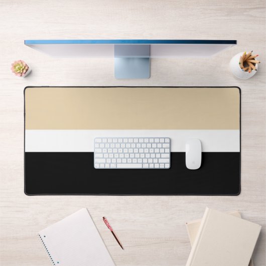 Rayure Abstraite Beige Noir (Bureau 1)