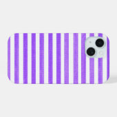 Rayure blanche et violette (Verso Horizontal)