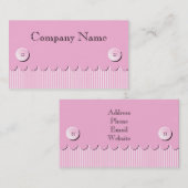Rayure de feston et carte de visite d'enveloppe de (Devant / Derrière)