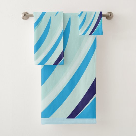 Rayure diagonale bleue (En situation)