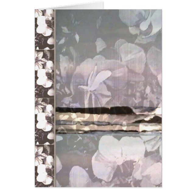 Rayure Giftcard de surf d'orchidée de VenicBeach (Devant)