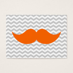 Rayure grise de Chevron de moustache orange