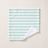 Rayure Menthe (Gant de toilette)