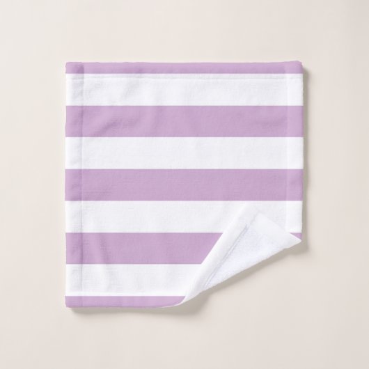 Rayure pourpre (Gant de toilette)