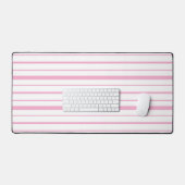Rayure rose et blanc (Clavier et souris)