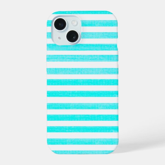 Rayure turquoise et blanc (Verso)