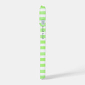 Rayure Vert Citron et Blanc (Côté gauche)