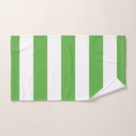Rayure verte (Serviette à main)
