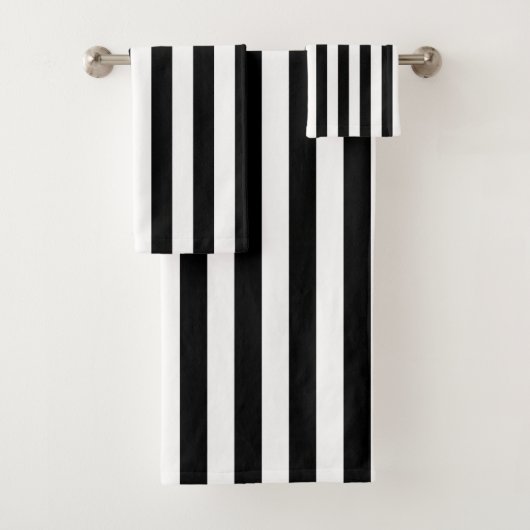 Rayure verticale noire et blanche (En situation)