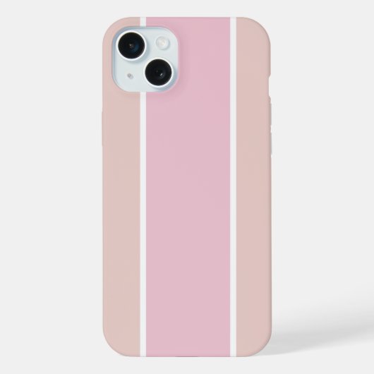 Rayure verticale rose pâle et beige (Verso)