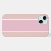 Rayure verticale rose pâle et beige (Verso Horizontal)
