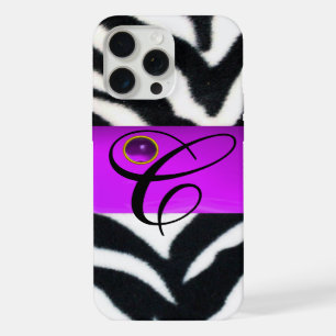 RAYURE ZÈBRE FOURRURE NOIR BLANC GEMME VIOLETTE MO