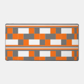Rayures à carreaux gris orange blanc (Recto)