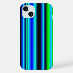 Rayures arc-en-ciel bleu vert