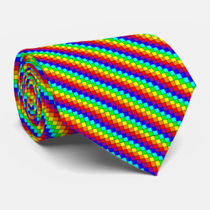 Rayures arc-en-ciel - Cravate