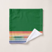 Rayures Arc-en-ciel Glorieuses (Gant de toilette)