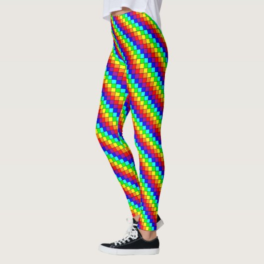 Rayures Arc-en-Ciel - Leggings (Gauche)