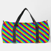 Rayures Arc-en-Ciel - Sac de Sport (Verso)