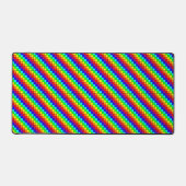 Rayures Arc-en-Ciel - Tapis de Bureau (Recto)