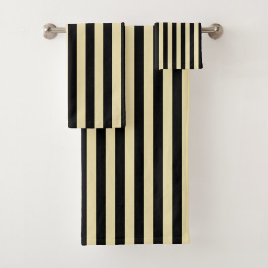 Rayures beiges et noires verticales (En situation)
