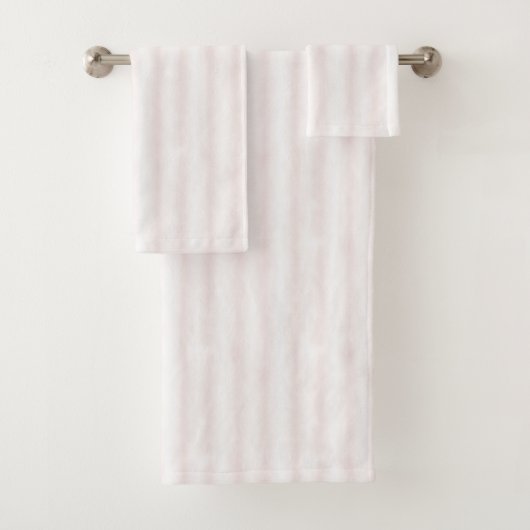 Rayures blanches rose clair (En situation)