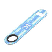 Rayures bleu ciel Monogram (Devant angulaire)