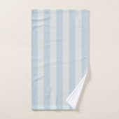 Rayures bleu clair (Serviette à main)