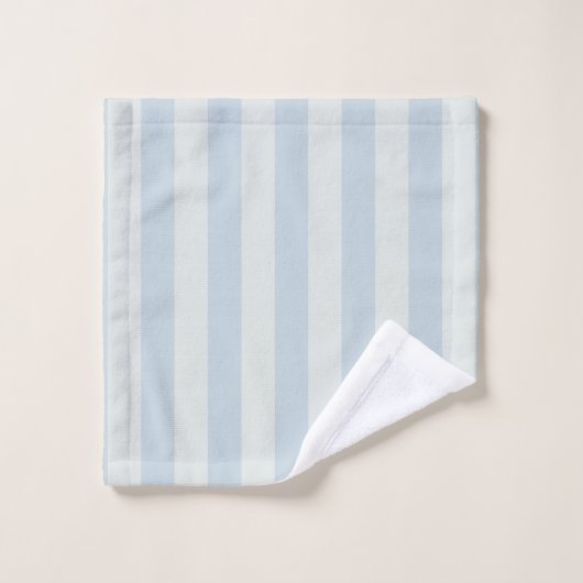 Rayures bleu clair (Gant de toilette)