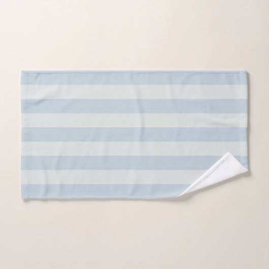 Rayures bleu clair (Serviette à main)