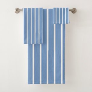Rayures bleu clair et blanc