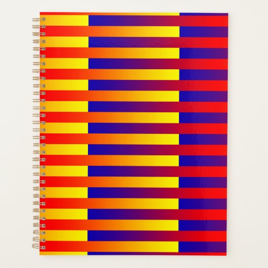 Rayures Bleu Rouge Jaune (Devant)