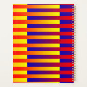 Rayures Bleu Rouge Jaune (Dos)