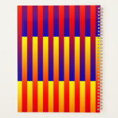 Rayures Bleu Rouge Jaune (Dos)