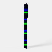 Rayures Bleu Vert Noir (Côté droit)