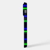 Rayures Bleu Vert Noir (Côté gauche)