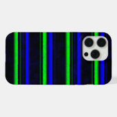 Rayures Bleu Vert Noir (Verso Horizontal)